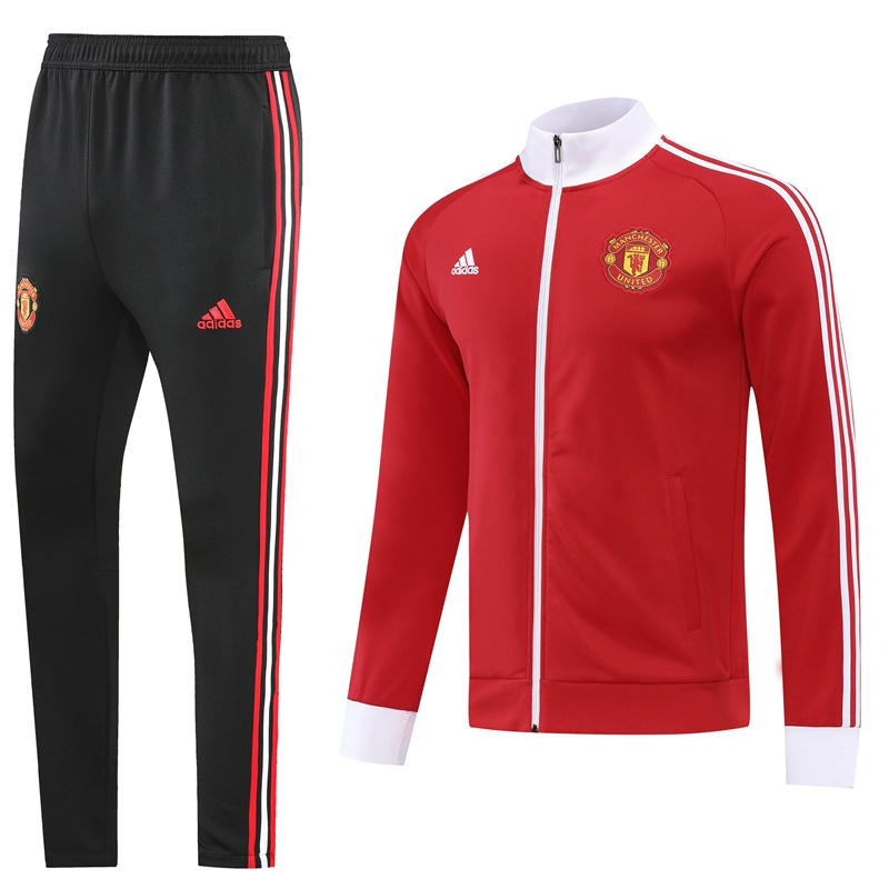 AAA Quality Manchester Utd 22/23 Tracksuit - Red/White